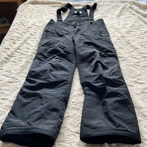 Youth Large Black Ski & Snow Pants